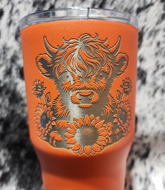 Big Frig 20oz Tumbler - Highland Cow