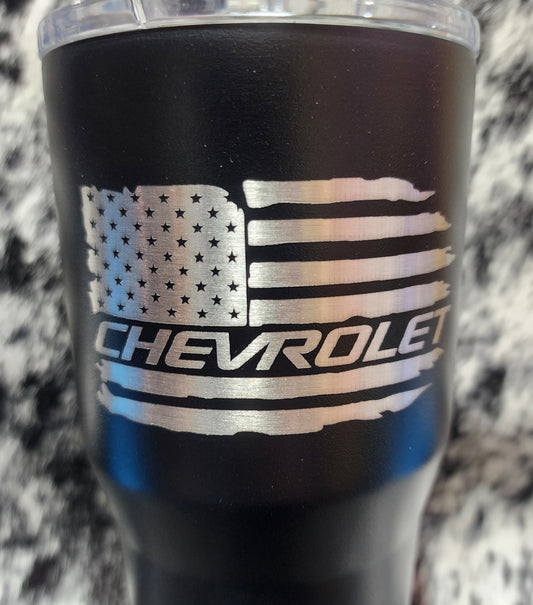 Big Frig 20oz Tumbler - Chevrolet Flag
