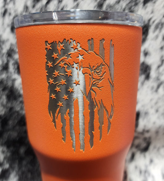 Big Frig 20oz Tumbler - Eagle & Flag